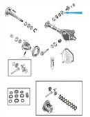 Simering pastorku,zadní  Dana 44 4384188 Jeep Grand Cherokee ZJ 94-98